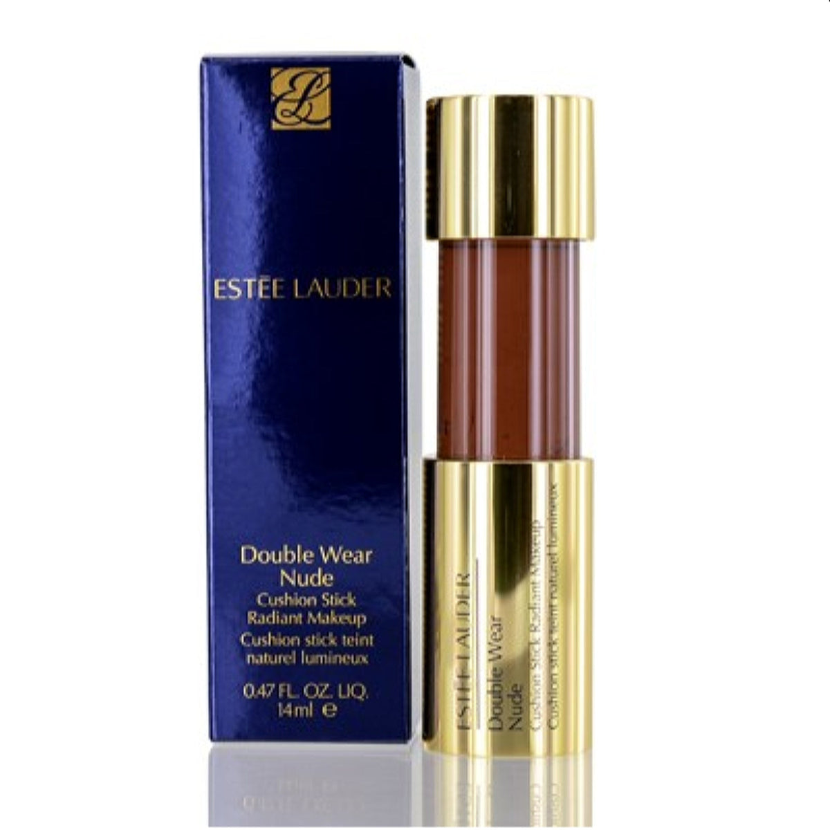 Estee Lauder Double Wear Nude Cushion Stick Radiant Makeup 7N1 Deep Amber .47 Oz RJ2E-C5