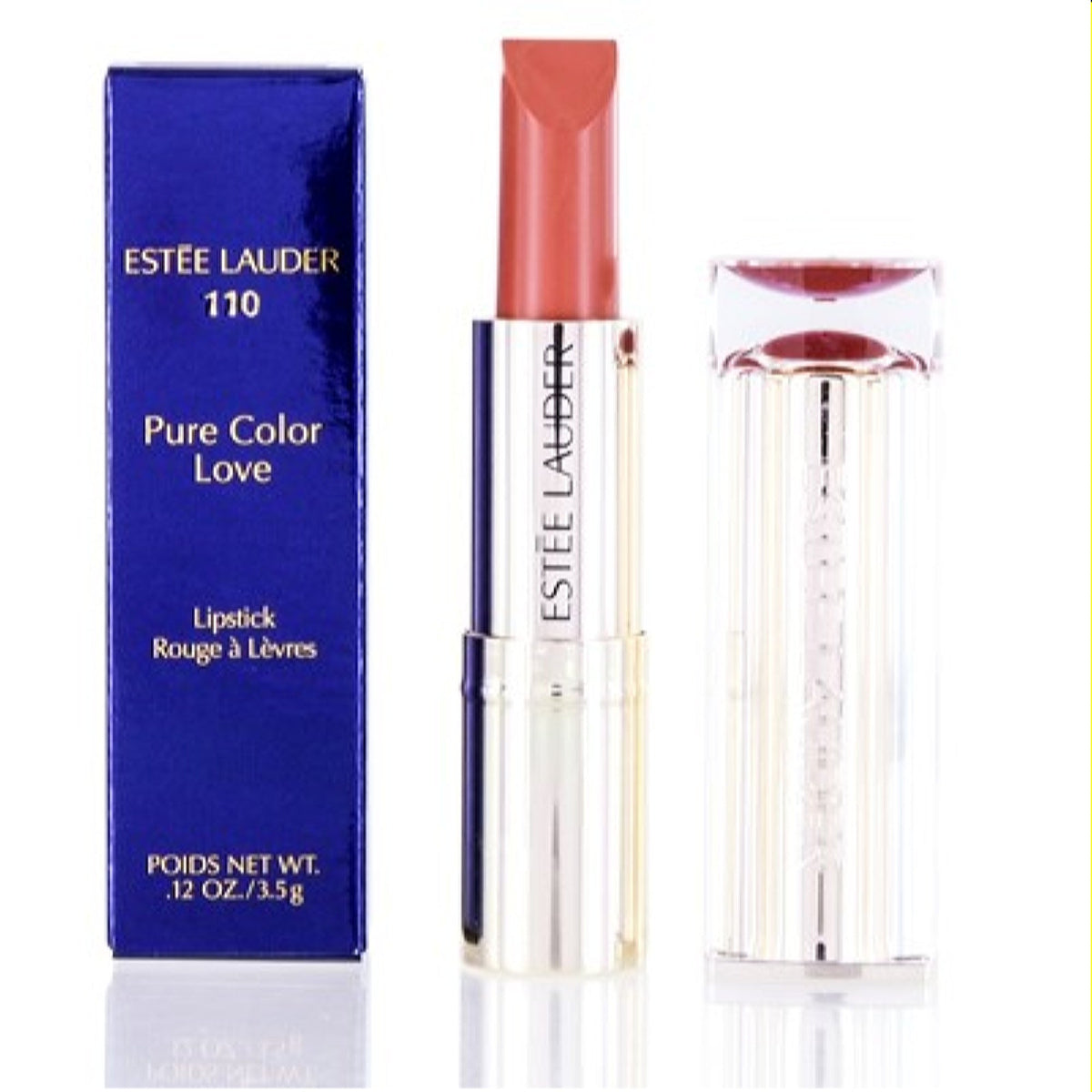 Estee Lauder Pure Color Love Lipstick (110) Raw Sugar .12 Oz (3.5 Ml)  
