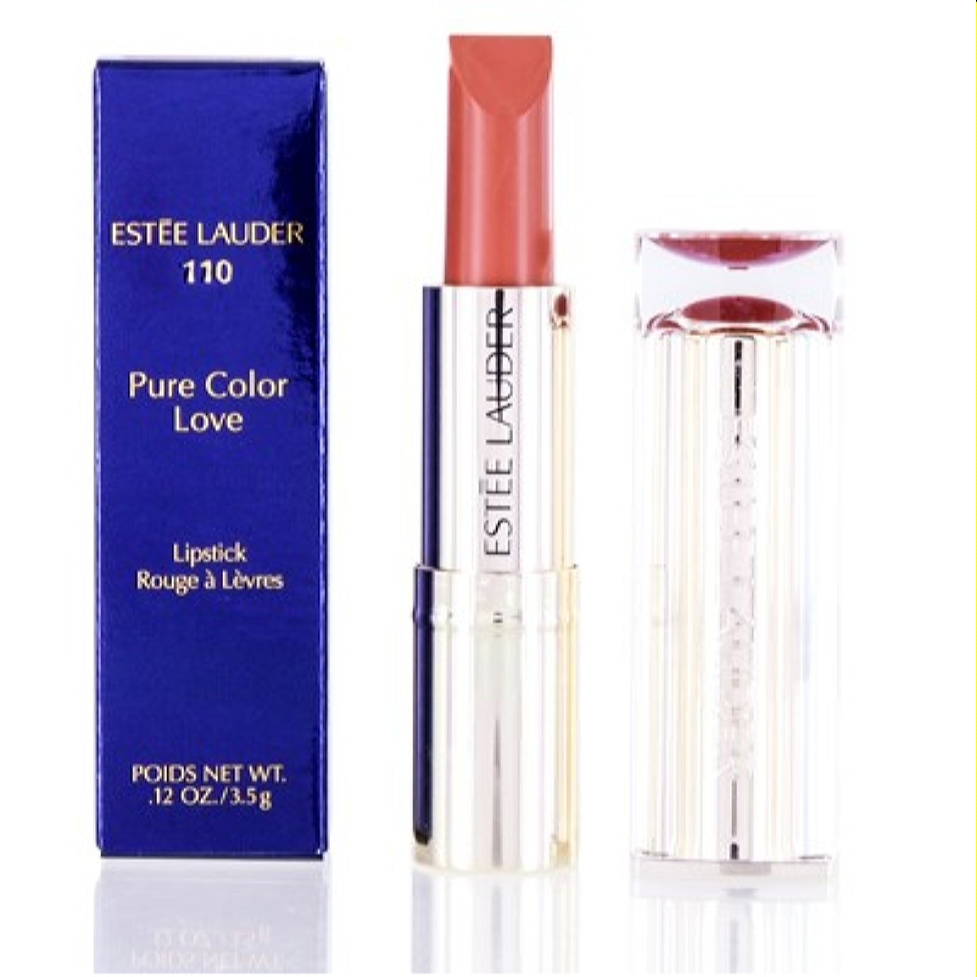 Pure Color Love Collection Estee Lauder Pure Color Love Lipstick (110) Raw Sugar .12 Oz (3.5 Ml ...