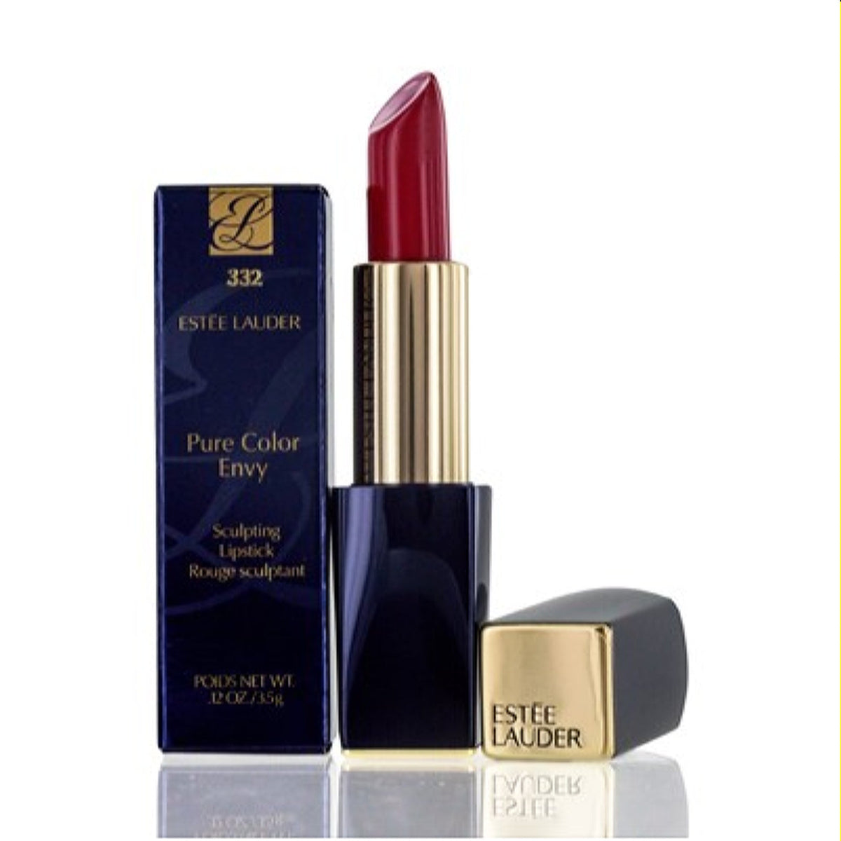 Estee Lauder Pure Color Envy Sculpting Lipstick 332 Boldface 0.12 Oz  YJRR-64