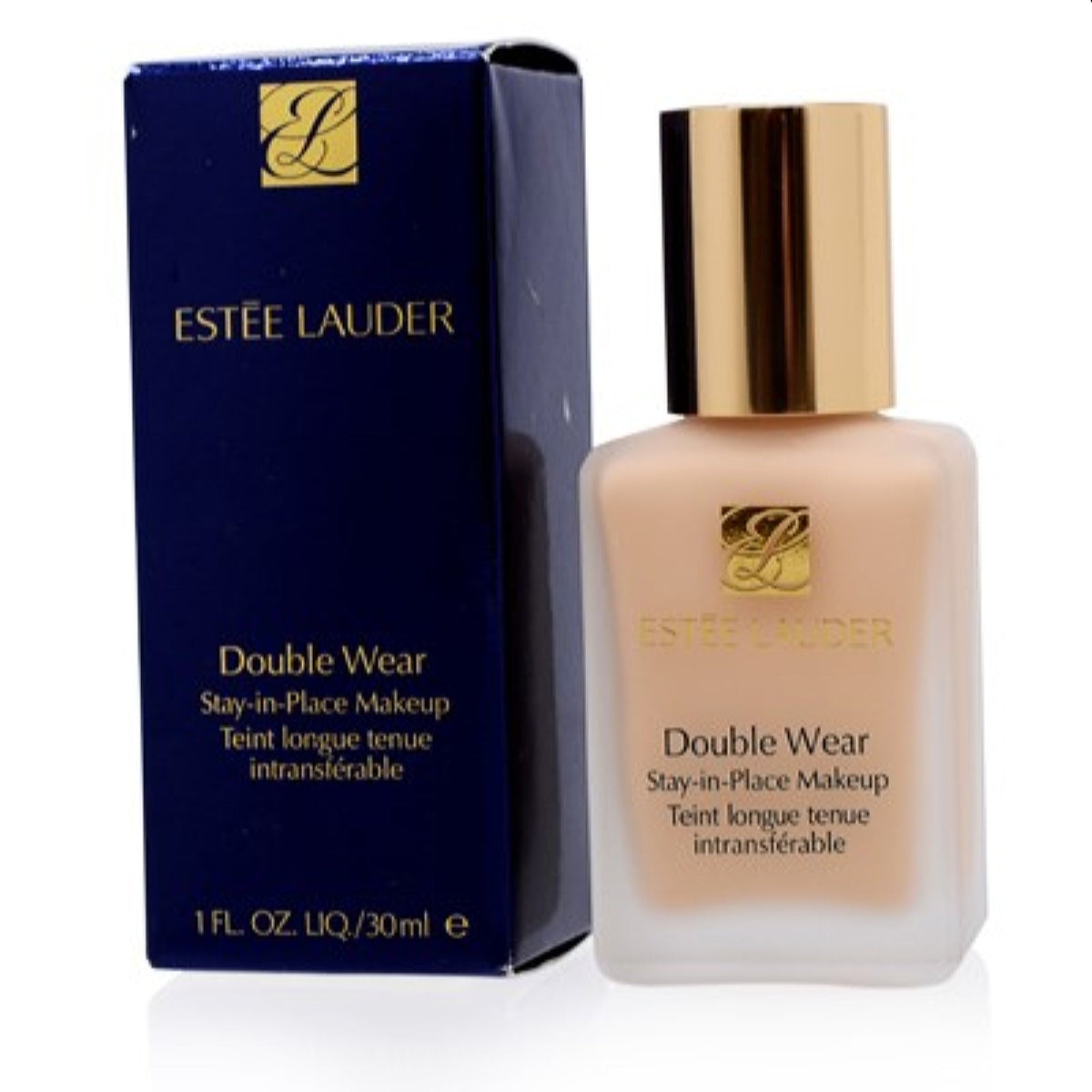 Estee Lauder Double Wear Stay-In-Place Liquid Makeup 1W0 Warm Porcelain 1.0 Oz  YA6F-CL