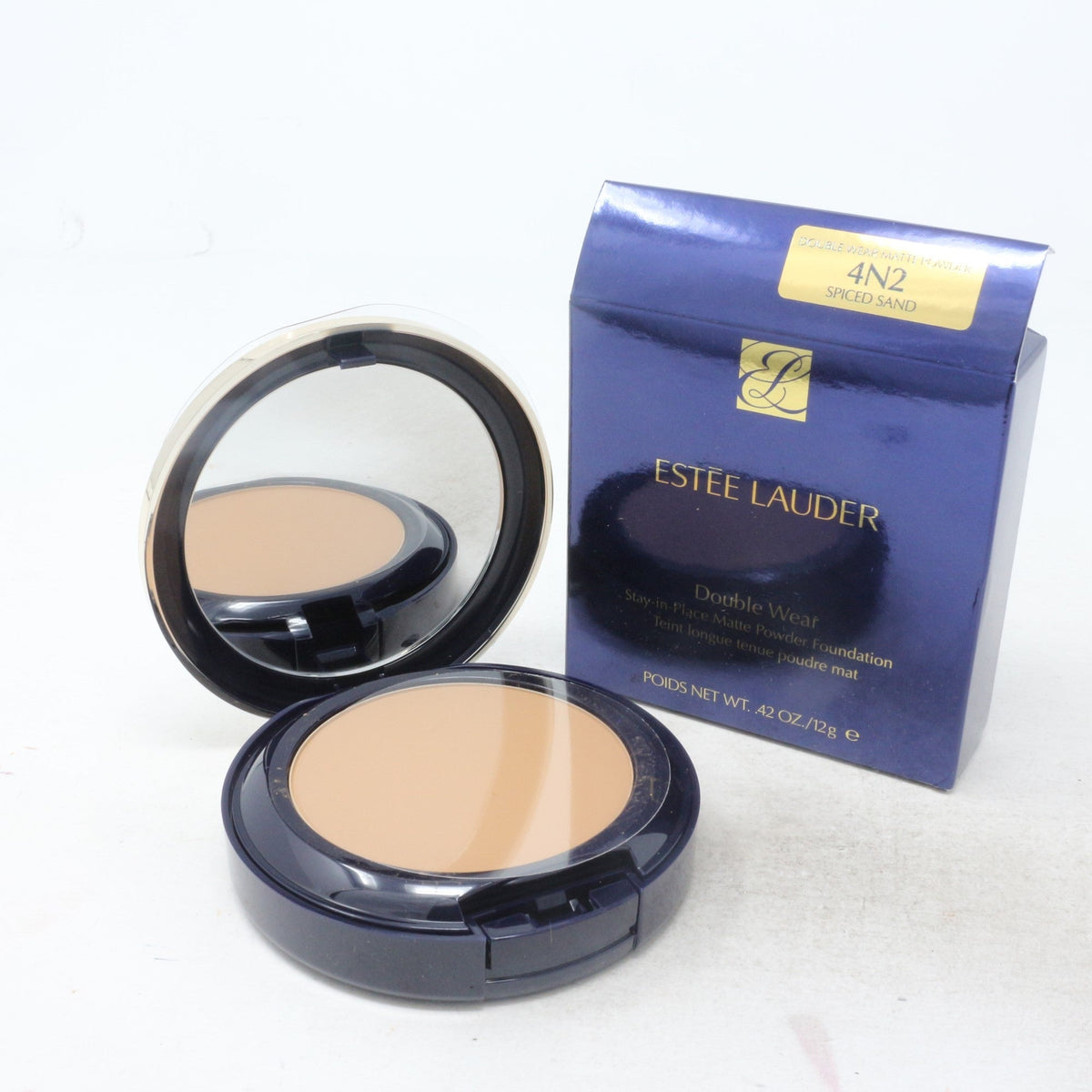 Estee Lauder Double Wear Stay-In-Place Matte Pwdr Foundation  Spiced Sand .42 Oz P9J0-98