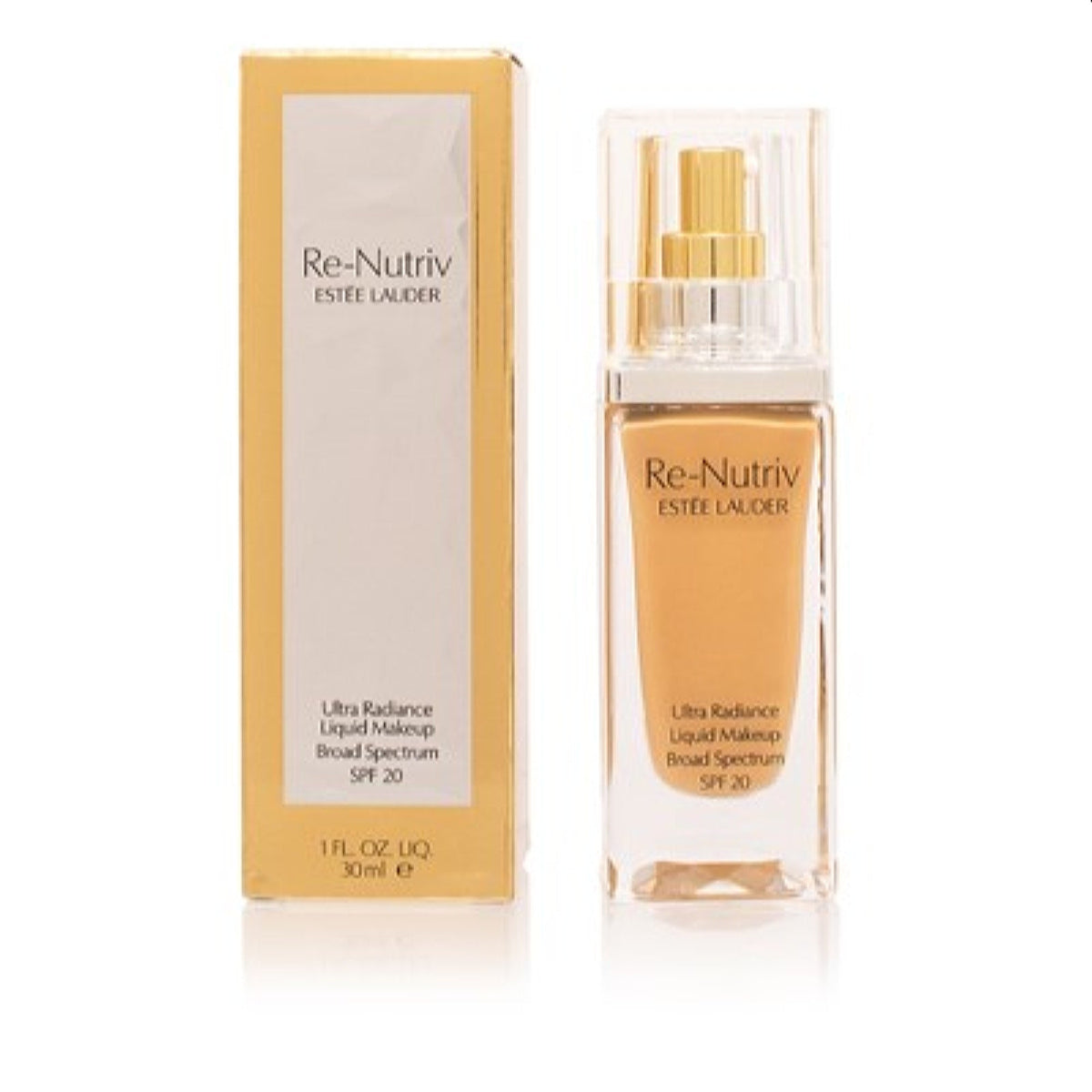 Estee Lauder Re-Nutriv Ultra Radiance Liquid Makeup 3W1 Tawny 1.0 Oz  PC05-37