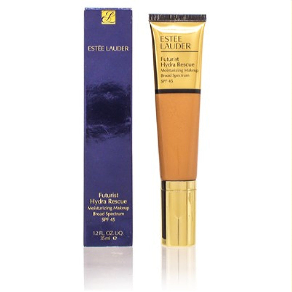Estee Lauder Futurist Hydra Rescue Moisturizing Makeup 5W1 Bronze 1.2 Oz  PEOW-42