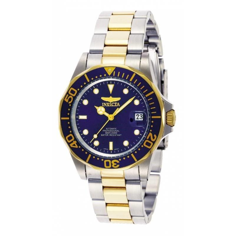 Invicta Men&#39;s 8928 Pro Diver Mako Automatic Gold-Tone and Silver Stainless Steel Watch