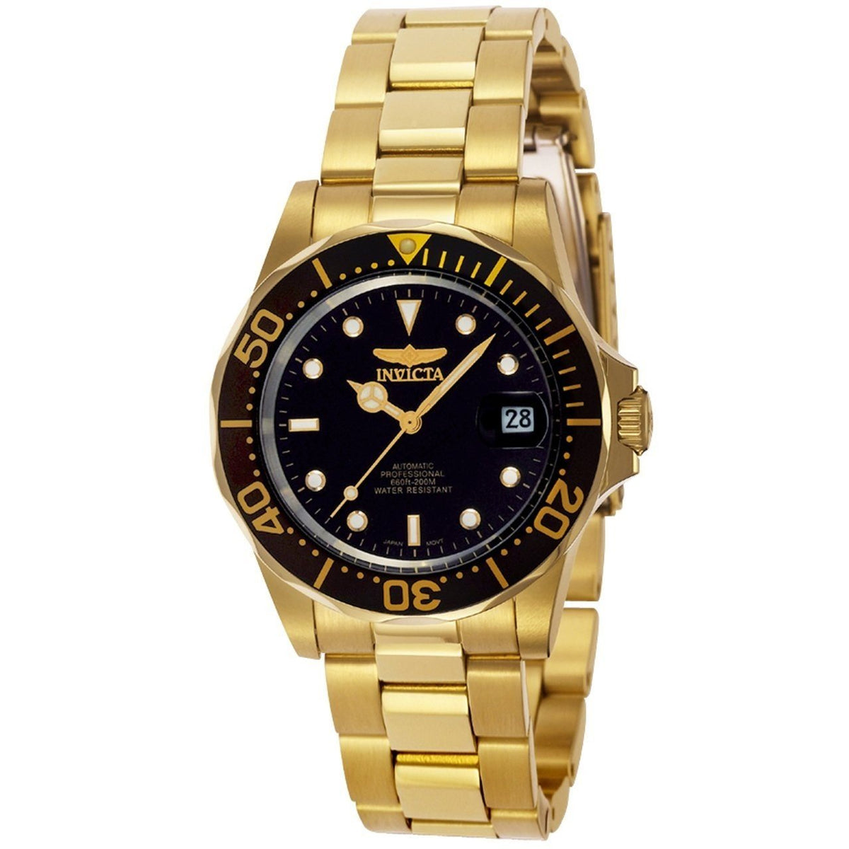 Invicta Men&#39;s 8929 Pro Diver Gold-Tone Stainless Steel Watch