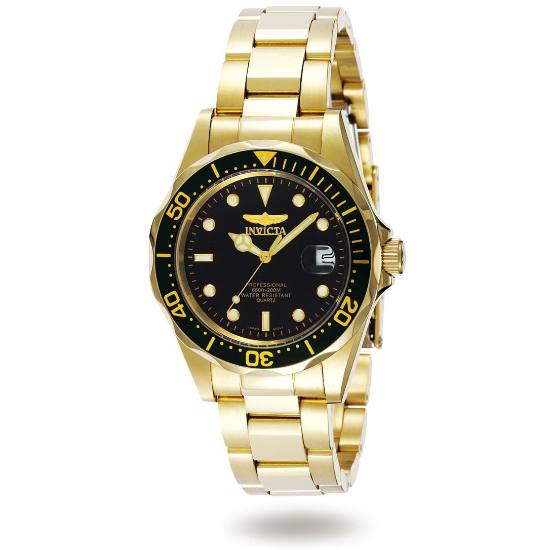 Invicta Men&#39;s 8936 Pro Diver Gold-Tone Stainless Steel Watch