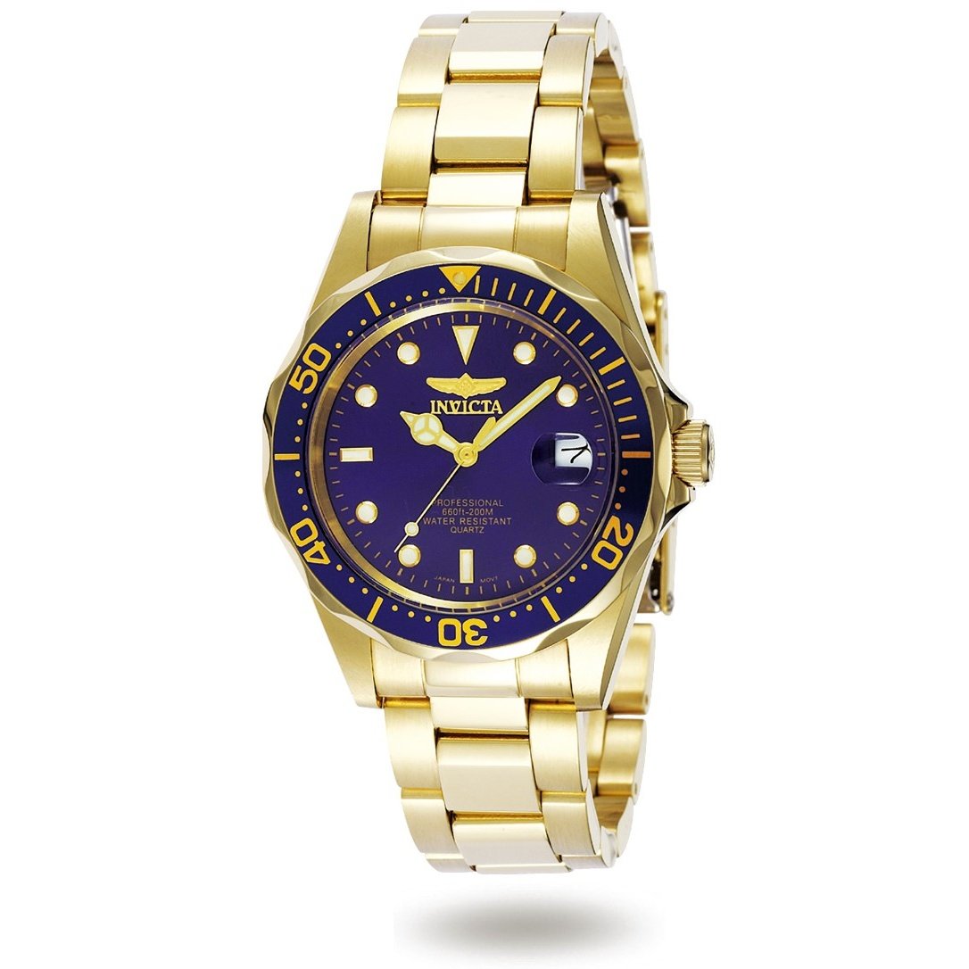Invicta Men&#39;s 8937 Pro Diver Gold-Tone Stainless Steel Watch