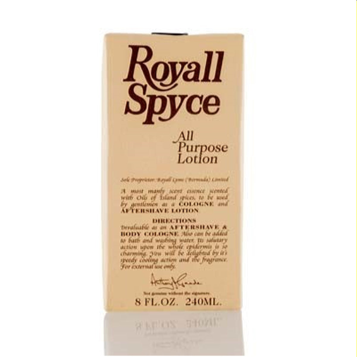 Royall Spyce Royall Fragrances All Purpose Lotion 8.0 Oz For Men 00255