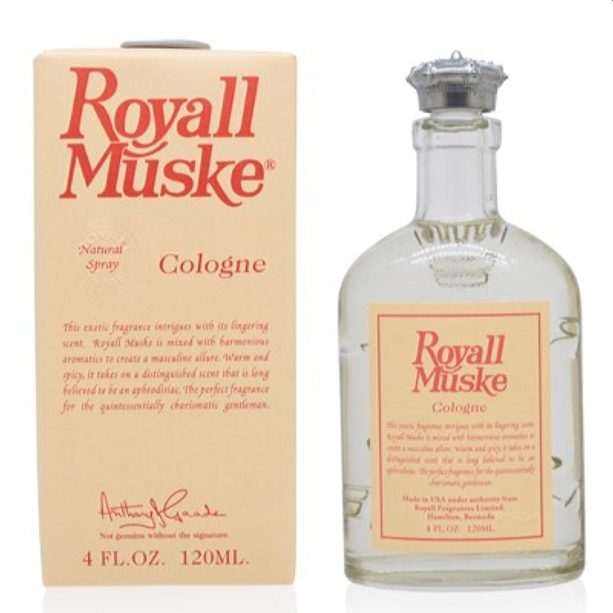 Royall Muske Royall Fragrances Cologne Spray 4.0 Oz (120 Ml) For Men 00259