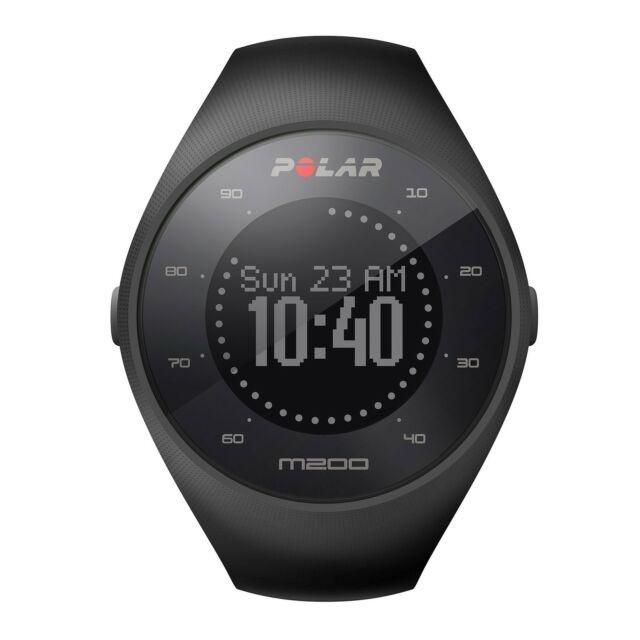 Polar Unisiex 90061201 M200 Activity Tracker Black Silicone Watch