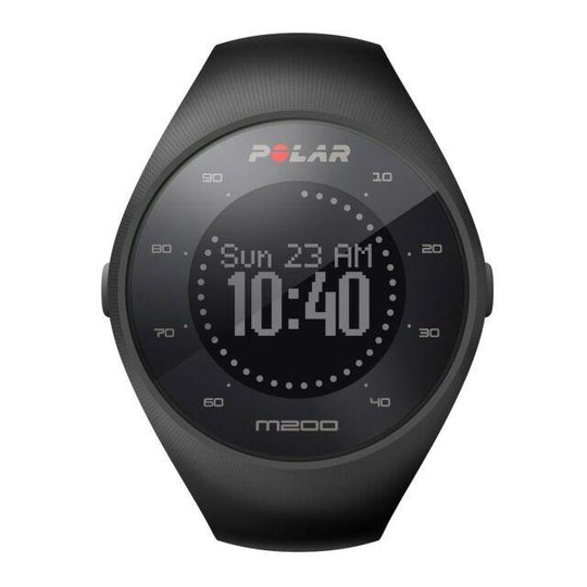 Polar Unisiex 90061201 M200 Activity Tracker Black Silicone Watch