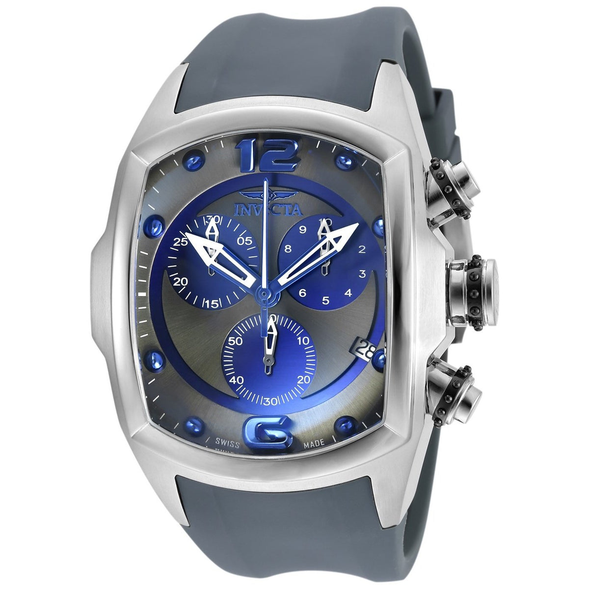 Invicta Men's 90072 Lupah Grey Polyurethane Watch