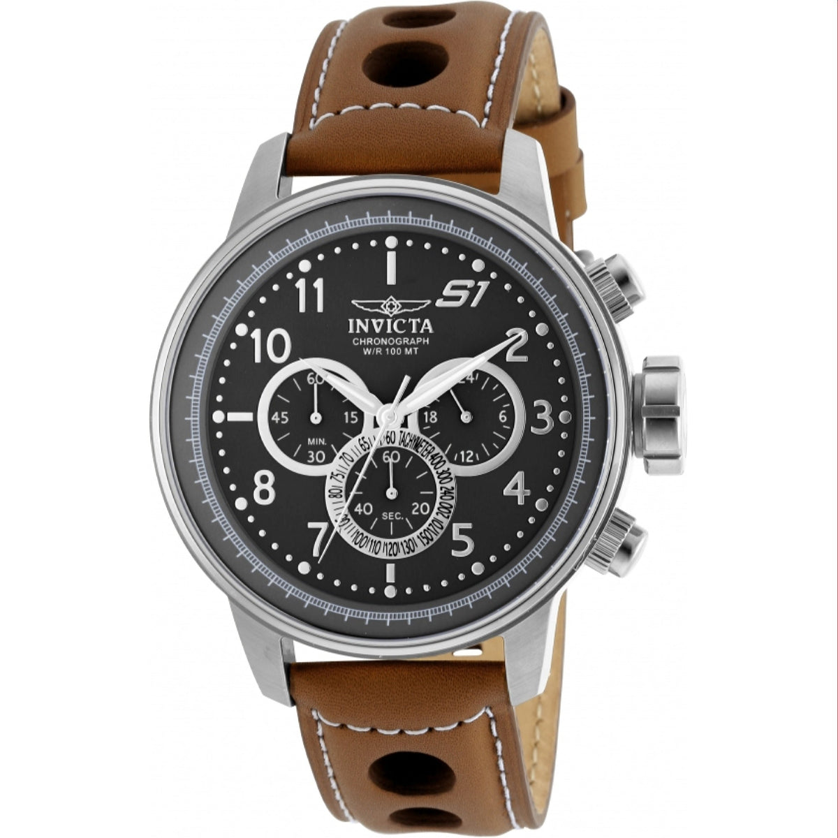 Invicta Men&#39;s 90102 S1 Rally Brown Leather Watch