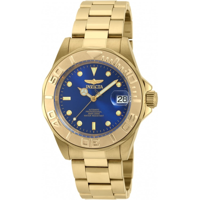 Invicta Men's 90186 Pro Diver Mako Automatic Gold-Tone Stainless Steel Watch