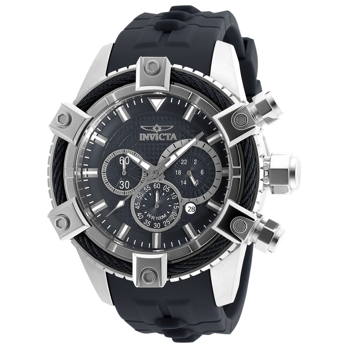 Invicta Men's 90268 Bolt Black Polyurethane Watch