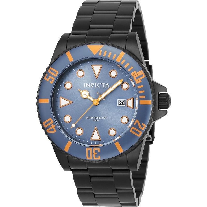 Invicta Men's 90299 Pro Diver Black Stainless Steel Watch