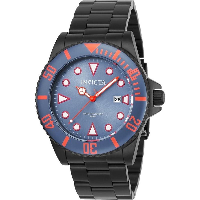 Invicta Men's 90300 Pro Diver Black Stainless Steel Watch