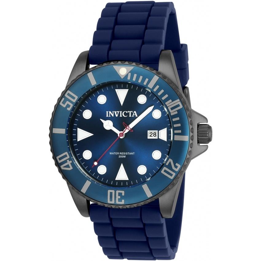 Invicta Men&#39;s 90306 Pro Diver Blue Silicone Watch