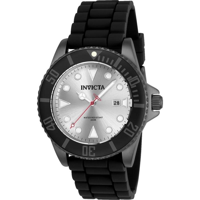 Invicta Men&#39;s 90307 Pro Diver Black Silicone Watch