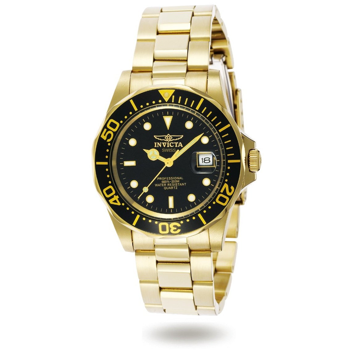 Invicta Men&#39;s 9311 Pro Diver Gold-Tone Stainless Steel Watch