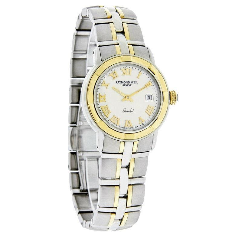 Raymond Weil Women&#39;s 9440-STG-00808 Parsifal Platinum-Tone Ceramic Watch