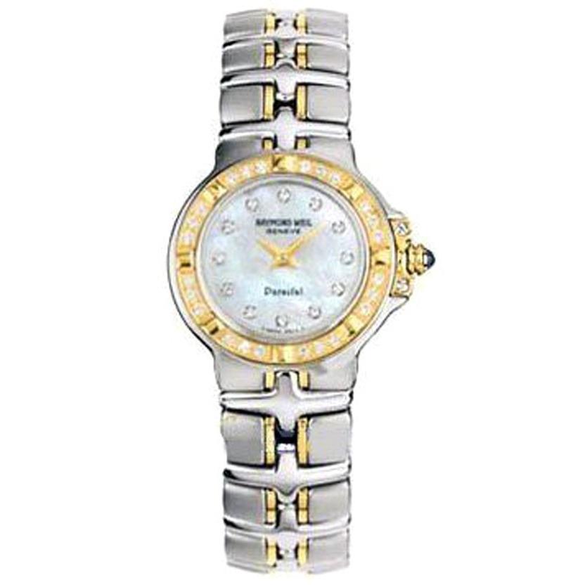 Raymond Weil Women&#39;s 9690-STS-97081 Parsifal Diamond Two-Tone Stainless Steel Watch