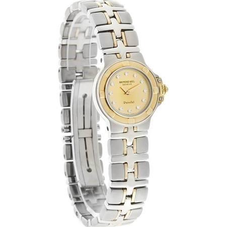 Raymond Weil Women&#39;s 9690D-CH Parsifal Diamond Two-Tone Stainless Steel Watch