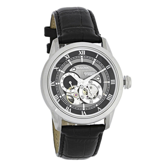 Bulova Men's 96A135 BVA-Series Chronograph Black Leather Watch