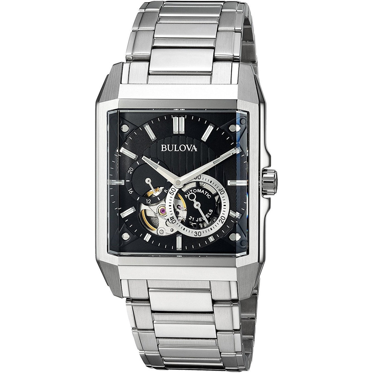 Bulova Men&#39;s 96A194 Casual Chronograph Automatic Stainless Steel Watch