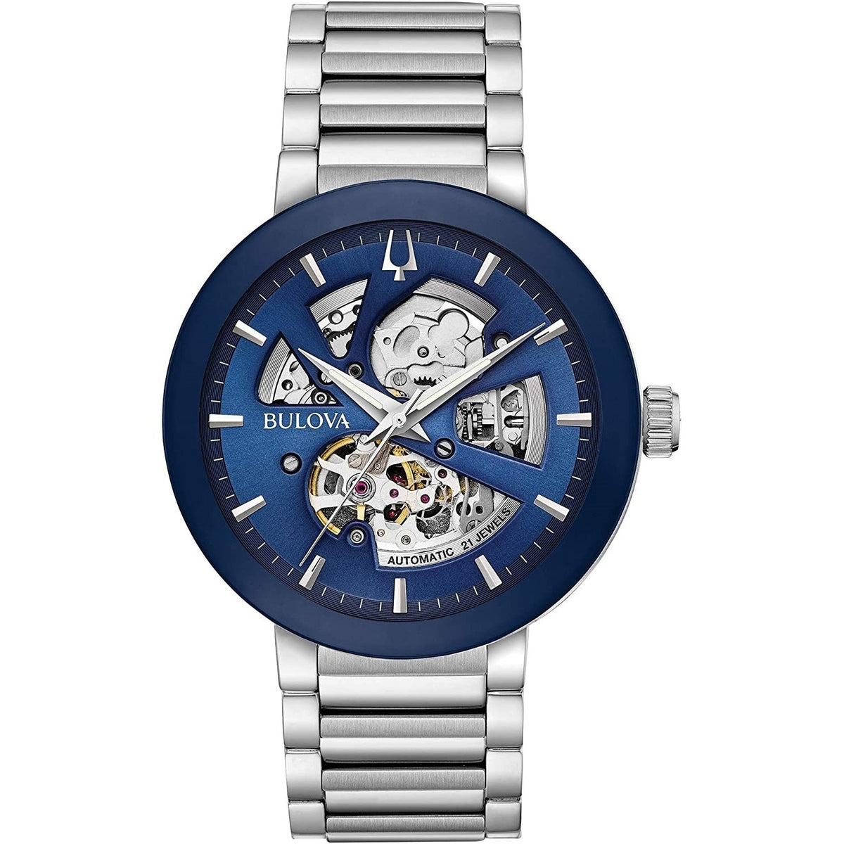 Bulova Men's 96A204 Modern Stainless Steel Watch
