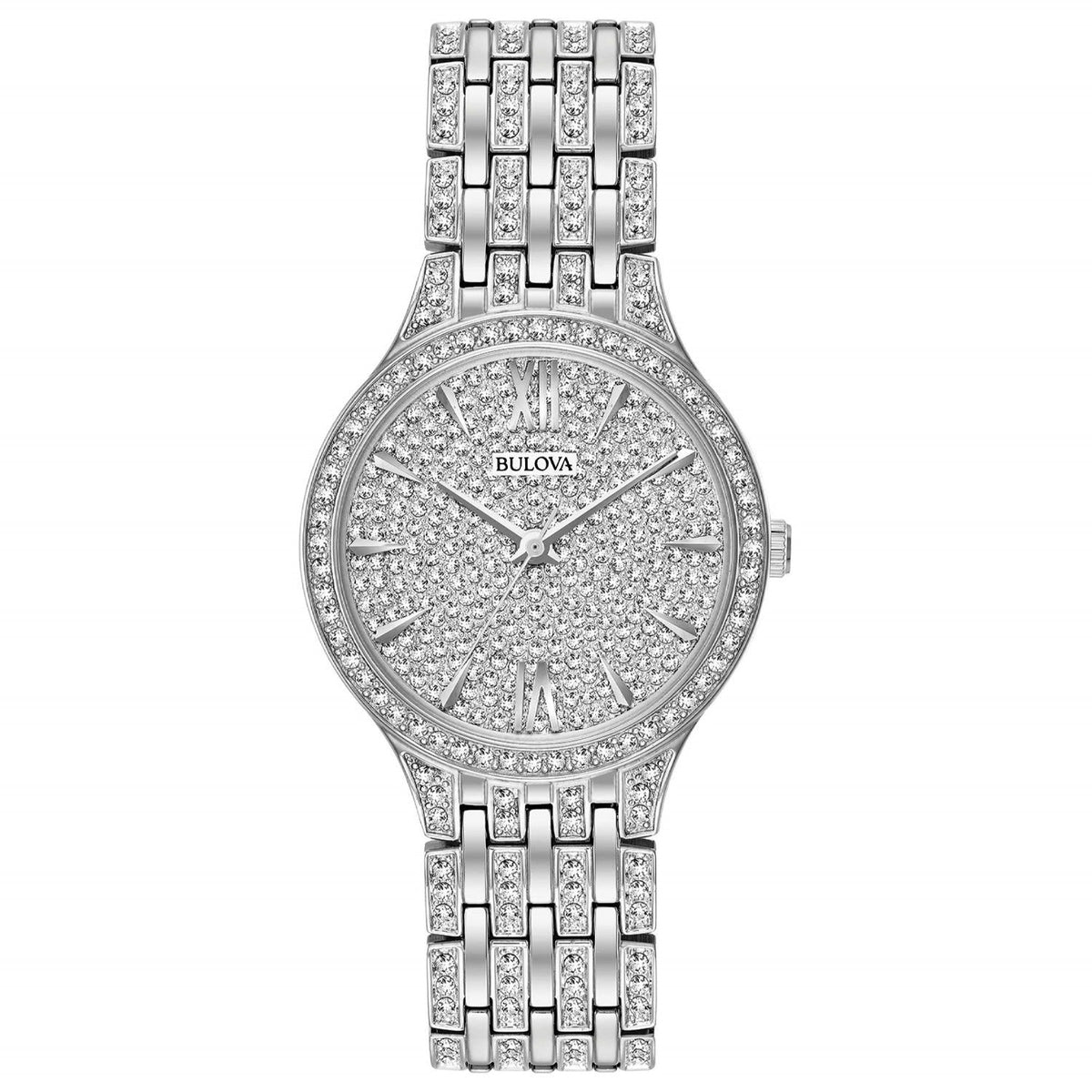 Bulova Men's 96A226 Phantom Crystal Stainless Steel Watch