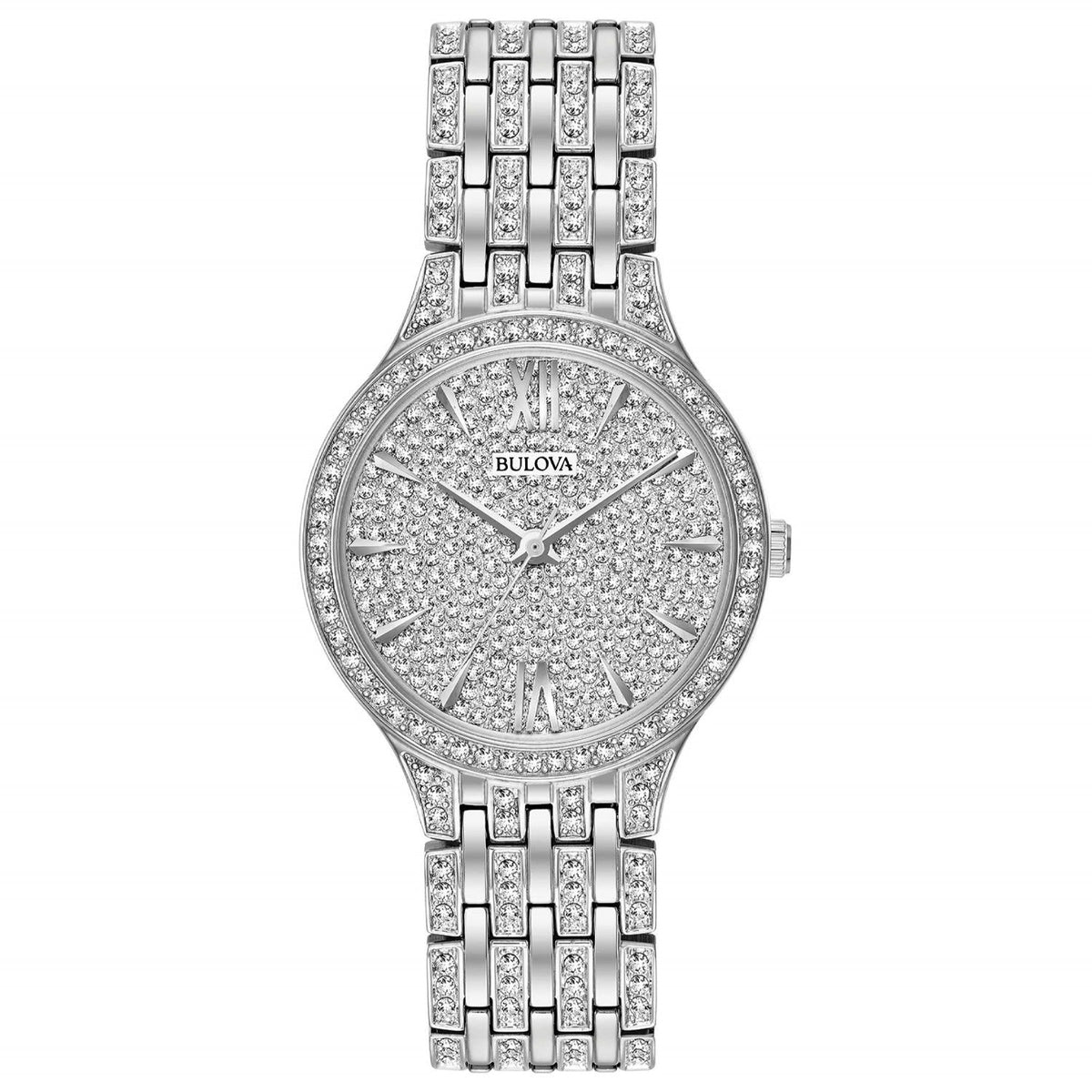 Bulova Men&#39;s 96A226 Phantom Crystal Stainless Steel Watch