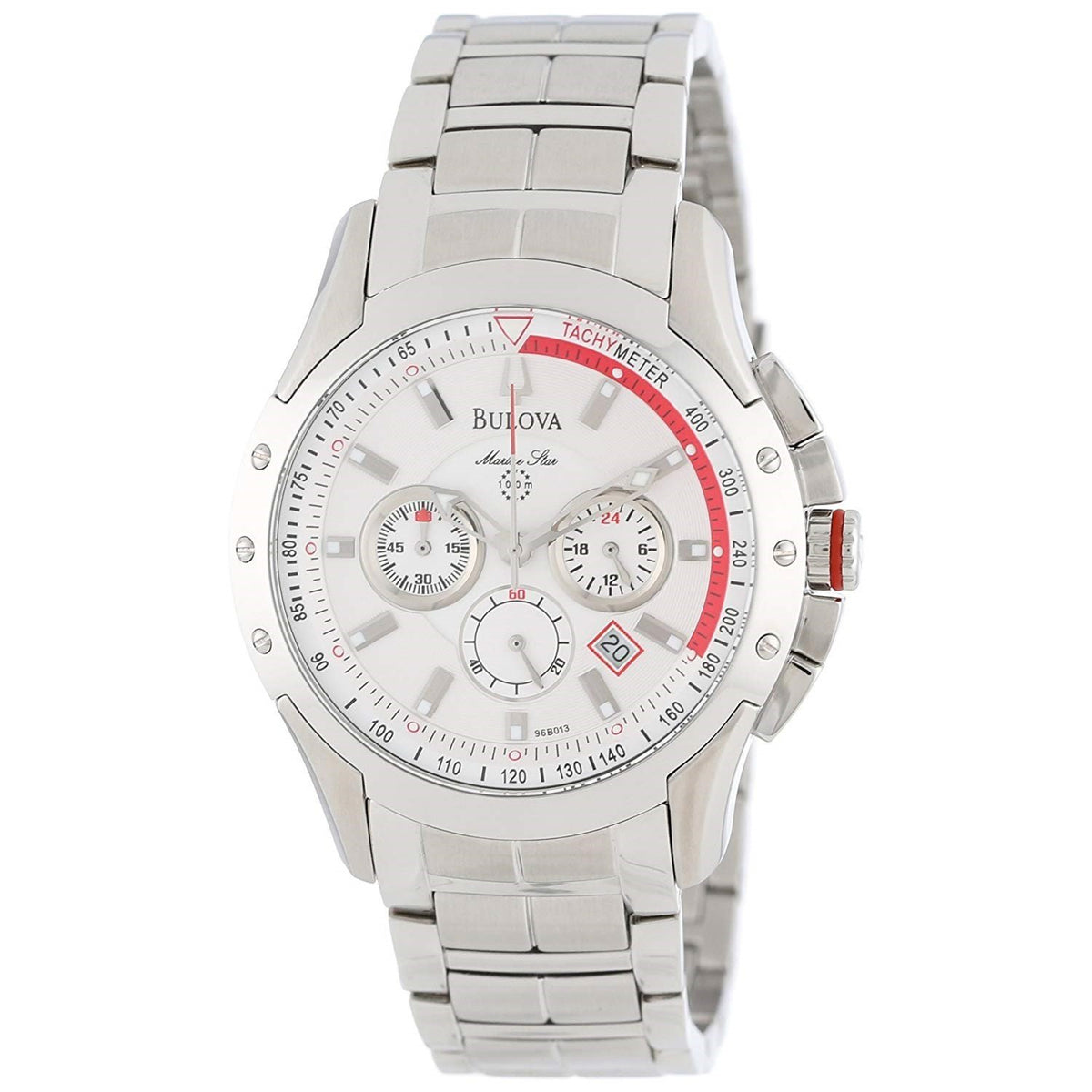 Bulova Men's 96B013 Marine Chronograph Stainless Steel Watch