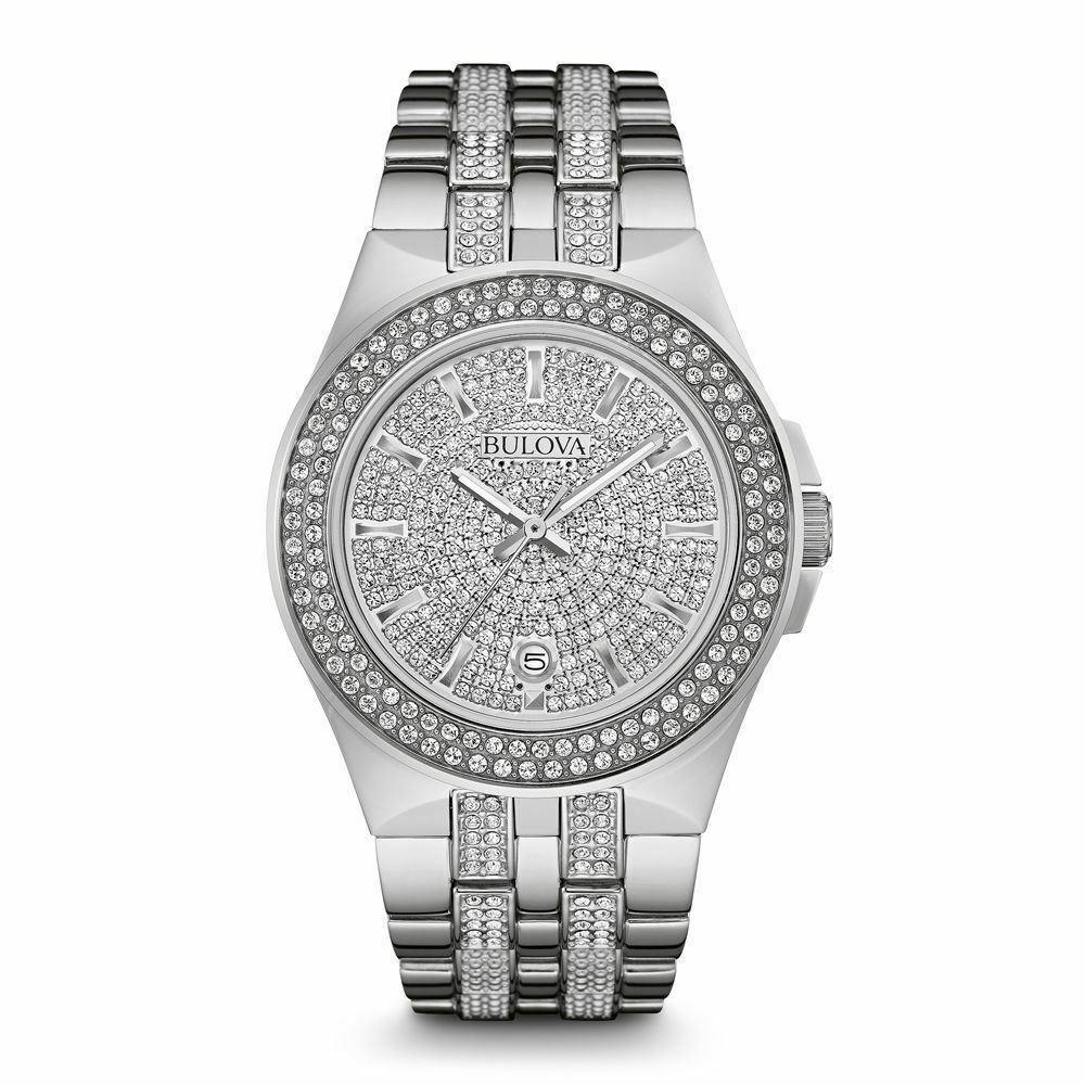 Bulova Men&#39;s 96B235 Crystal Sets of Crystal Stainless Steel Watch
