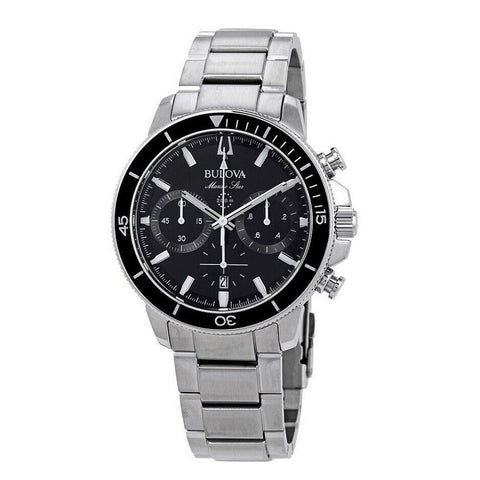 Bulova Men's 96B272 Marine Star Chronograph Stainless Steel Watch