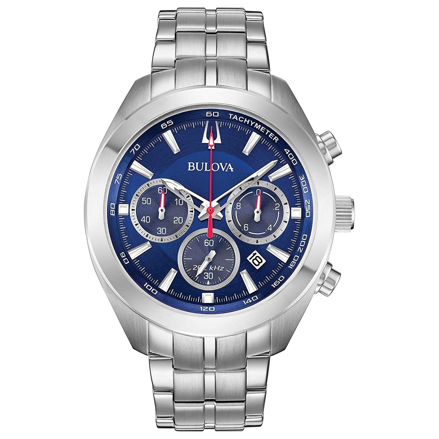 Bulova Men s 96B285 Bulova High Frequency Chronograph Stainless Steel Bezali