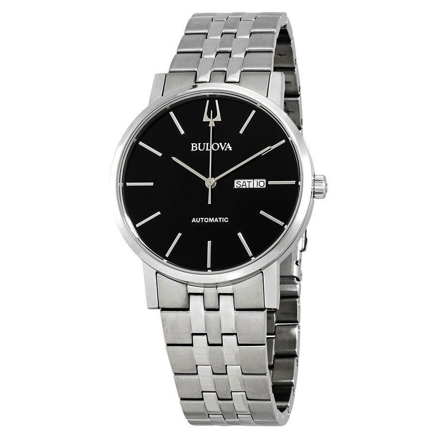 Bulova men's classic stainless steel watch outlet