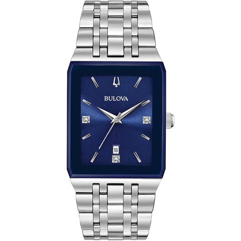 Bulova Men's 96D139 Diamond Stainless Steel Watch