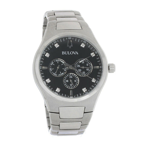 Bulova Men's 96D143 Diamond  Stainless Steel Watch