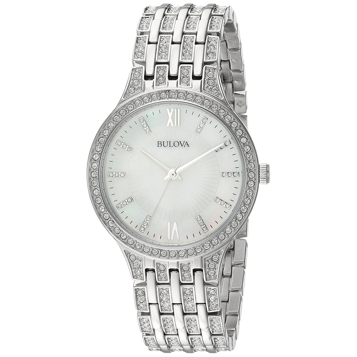 Bulova Women&#39;s 96L242 Crystal Crystal Stainless Steel Watch