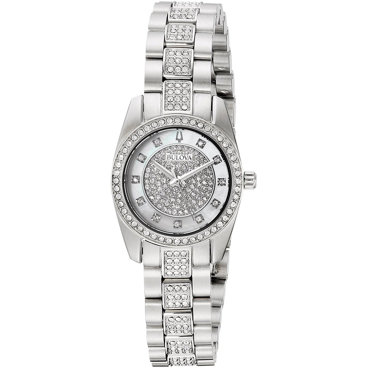 Bulova Women&#39;s 96L253 Crystal Crystal Stainless Steel Watch