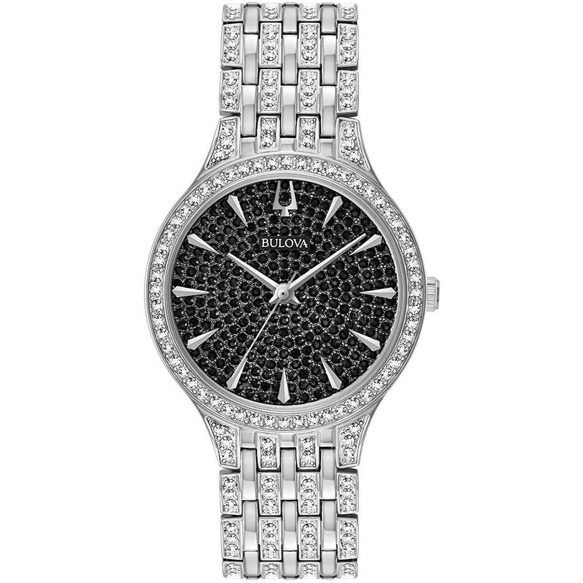Bulova Women's 96L273 Phantom Stainless Steel set with Swarovski Crystals Watch