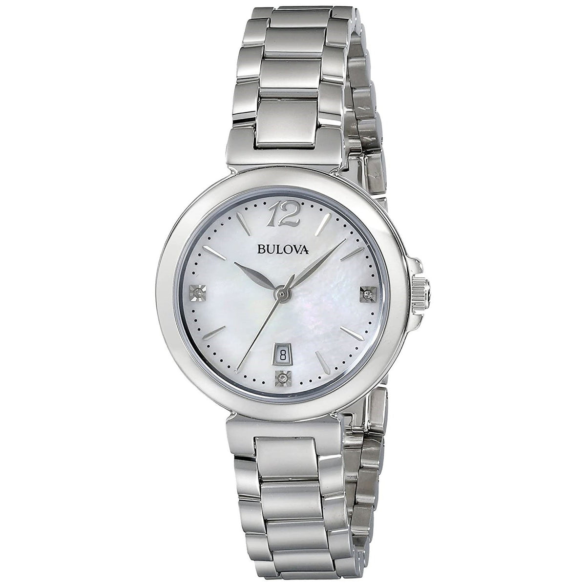 Bulova Women's 96P149 Diamond Stainless Steel Watch