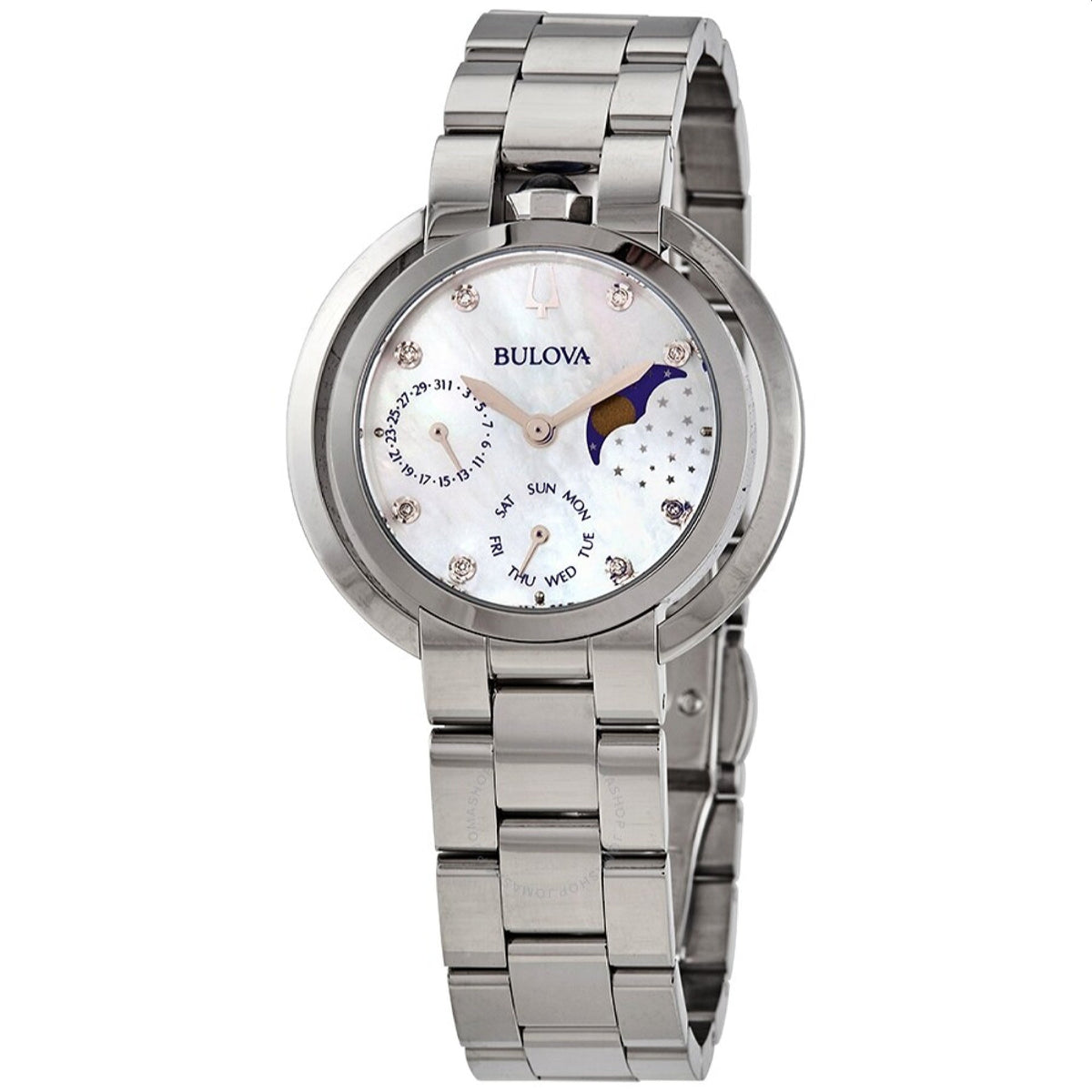 Bulova Women's 96P213 Rubaiyat Diamond Stainless Steel Watch
