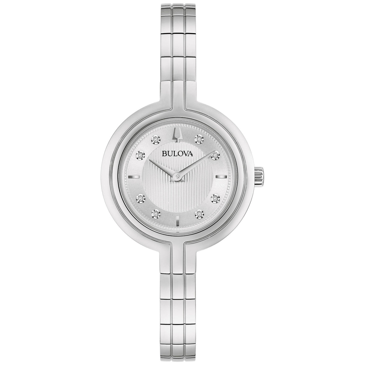 Bulova Women&#39;s 96P214 Rhapsody Stainless Steel Watch