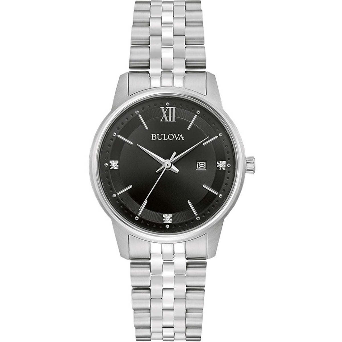 Bulova Women&#39;s 96P226 Classic Stainless Steel Watch