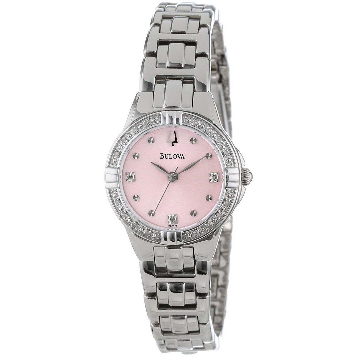 Bulova Women's 96R171 Classic Diamond Stainless Steel Watch