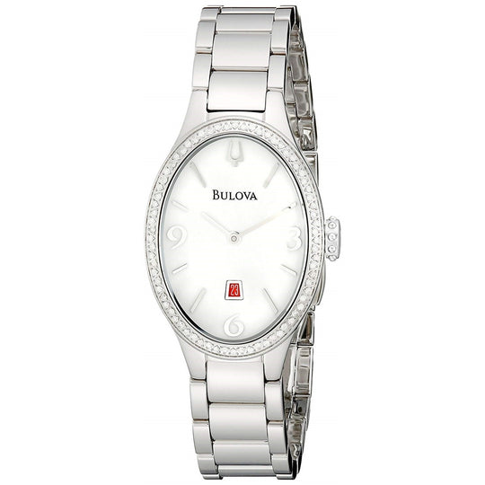 Bulova Women's 96R192 Classic Diamond Stainless Steel Watch