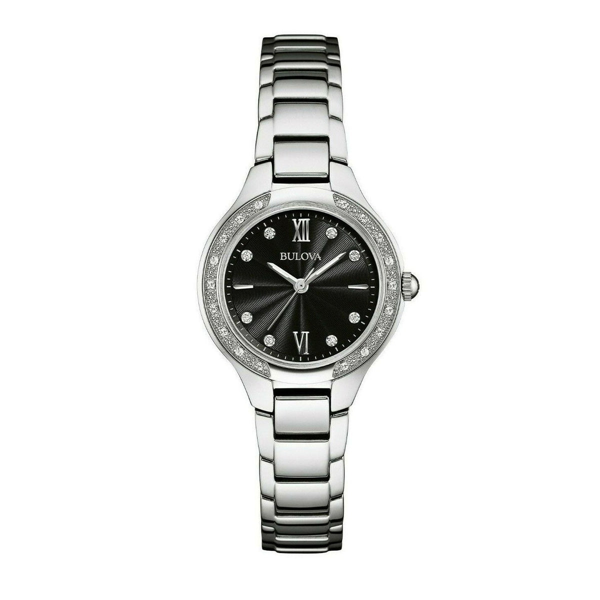 Bulova Women's 96R207 Diamond Diamond Stainless Steel Watch